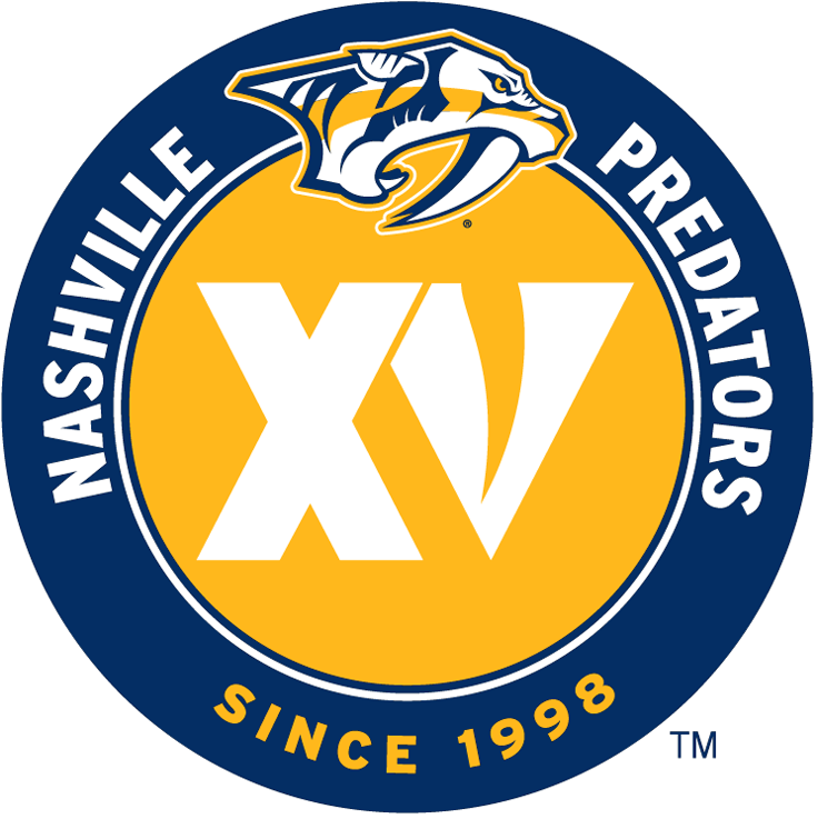 Nashville Predators 2014 Anniversary Logo fabric transfer
